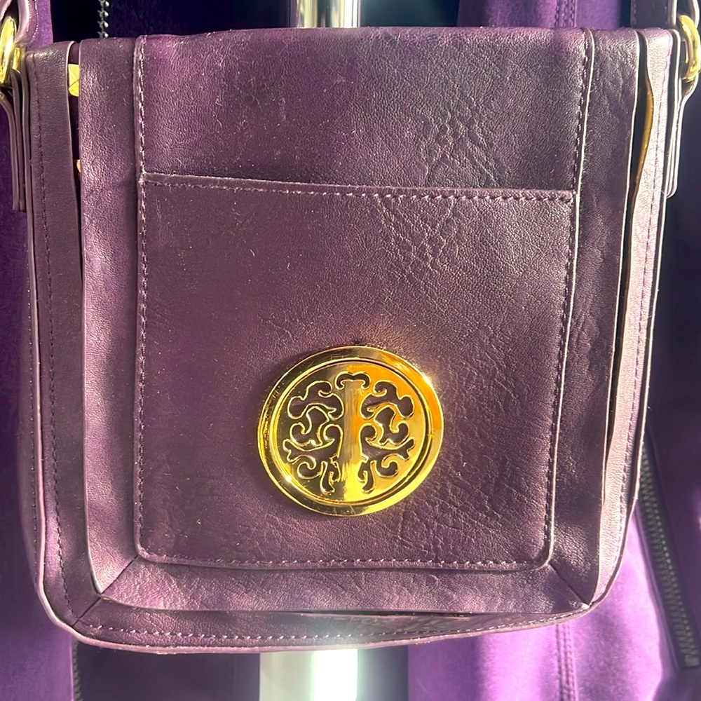 Rich purple purse